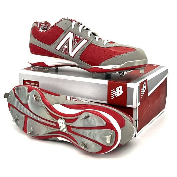 New Balance Other - New Balance NB Baseball Cleats Men’s US Size 15 Abzorb 40/40 MB4040RG Red Gray